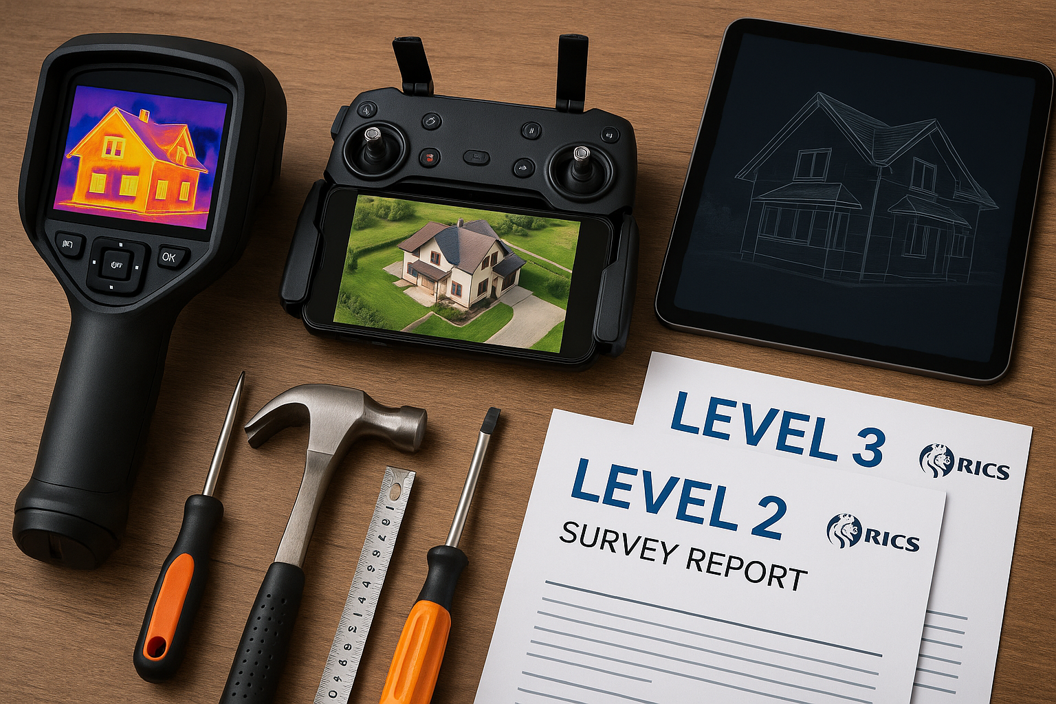 Professional property valuation equipment and RICS Red Book standards